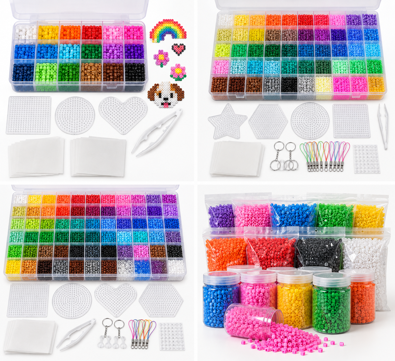 Fuse beads wholesale kits, refill colors, pegboards and accessories